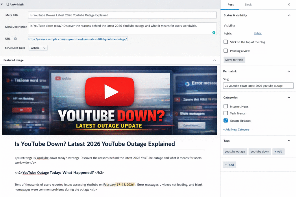 Is YouTube Down Today